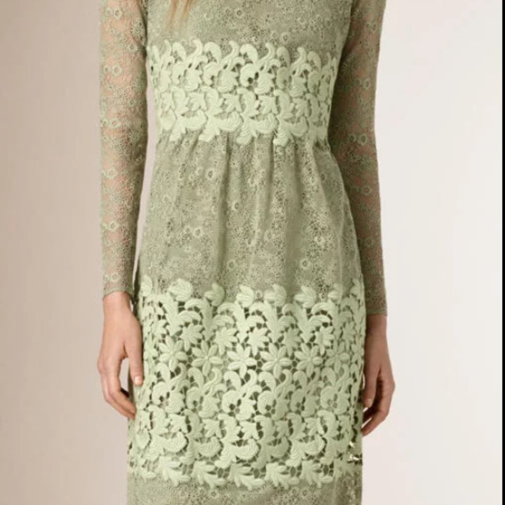 SOLD in other platform Burberry Prorsum Floral Lace And Macramé Dress